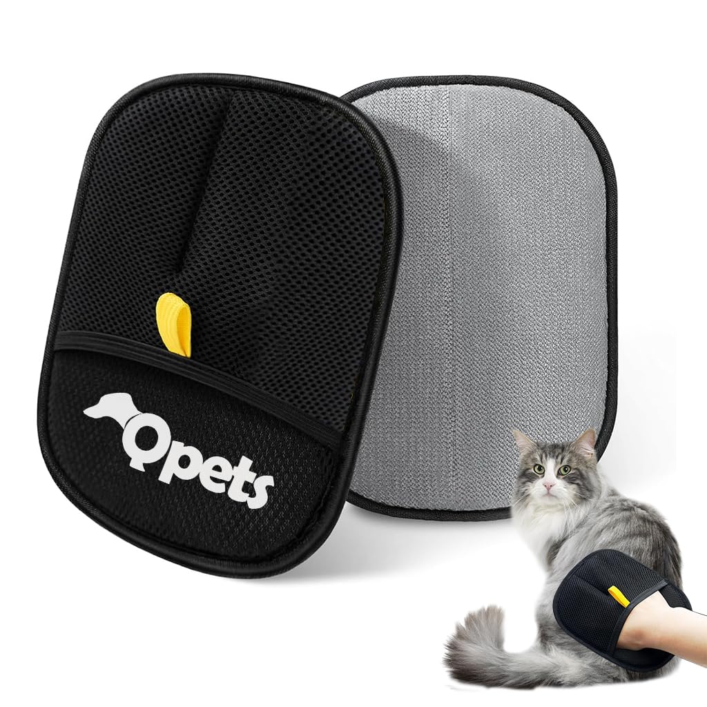 Static-Enhanced Pet Hair Removal Mitt